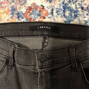 J Brand washed grey jeans worn once!